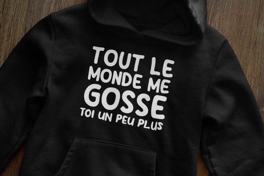 T-shirt pour homme tout le monde me gosse toi plus